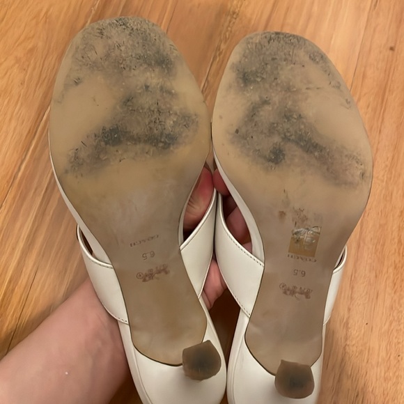 Coach flip floo heels white - Picture 5 of 5